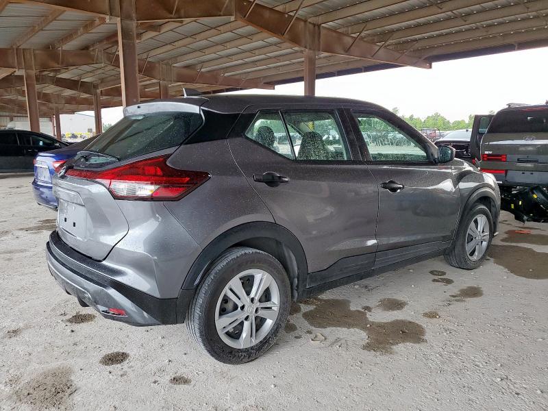 NISSAN KICKS S 2024 gray  gas 3N1CP5BVXRL490870 photo #4