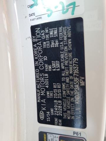 2015 KIA BORREGO EX KNDJP3A58F7163779