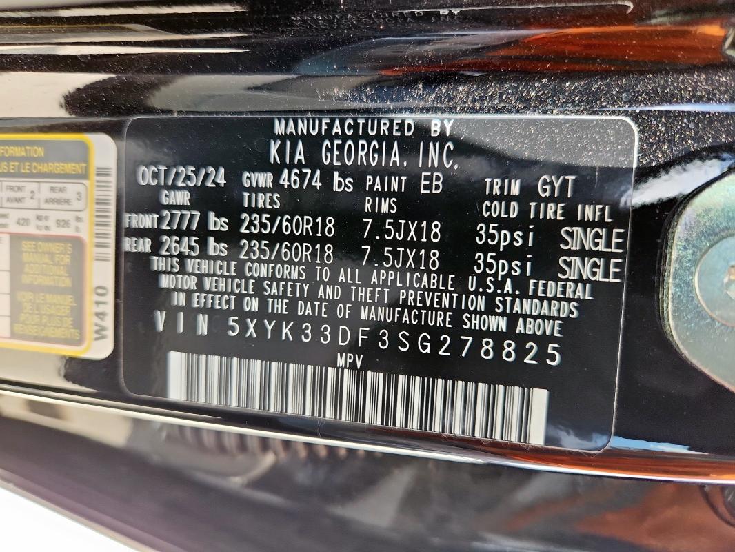 2025 KIA SPORTAGE E - 5XYK33DF3SG278825