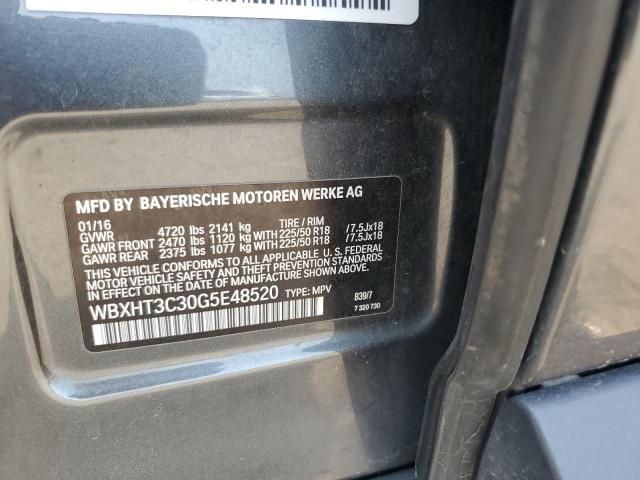 2016 BMW X1 XDRIVE2 - WBXHT3C30G5E48520