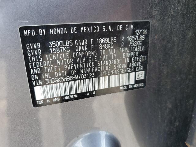 2017 HONDA FIT EX 3HGGK5H98HM703123