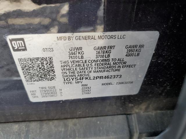2023 CADILLAC ESCALADE S 1GYS4FKL2PR462373