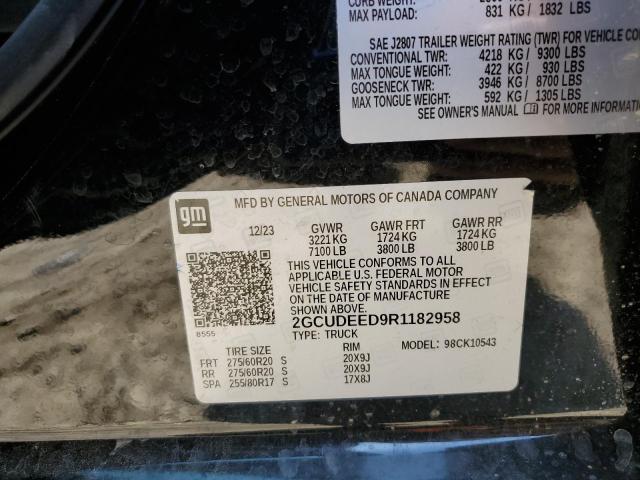 2024 CHEVROLET SILVERADO - 2GCUDEED9R1182958