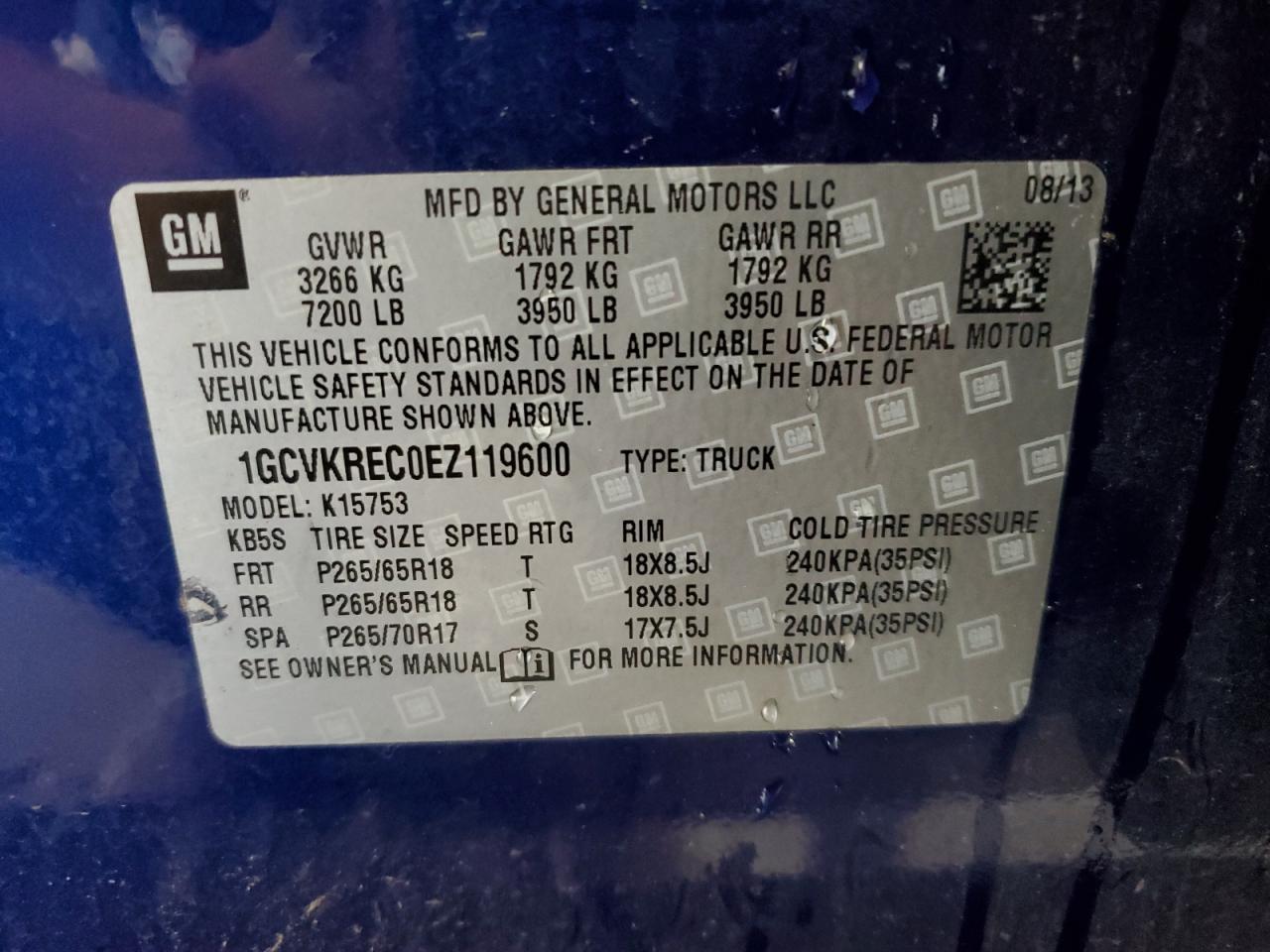 Chevrolet Silverado 2014