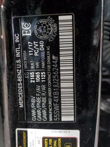 2018 MERCEDES-BENZ C 300 4MAT - 55SWF4KB1JU256244