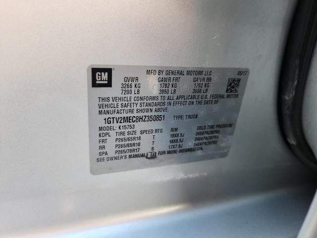 2017 GMC SIERRA K15 - 1GTV2MEC8HZ350851