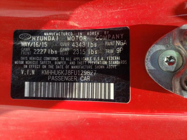 2015 HYUNDAI GENESIS CO KMHHU6KJ8FU129827