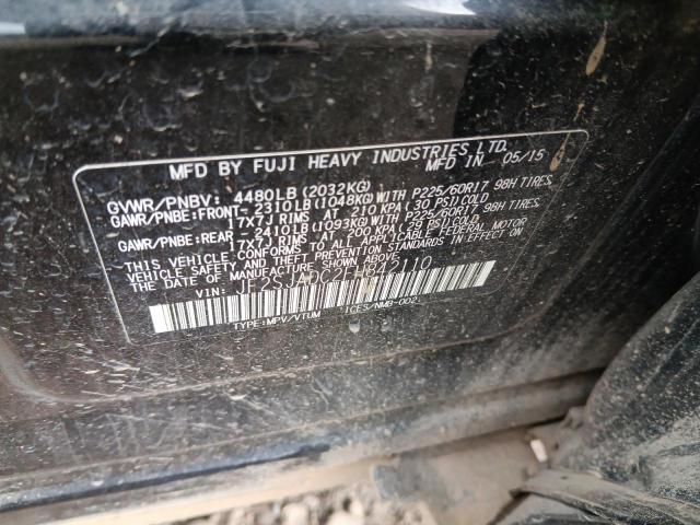 2015 SUBARU FORESTER JF2SJADC2FH842110