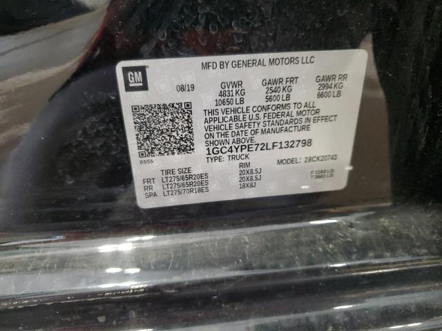 2020 CHEVROLET SILVERADO - 1GC4YPE72LF132798