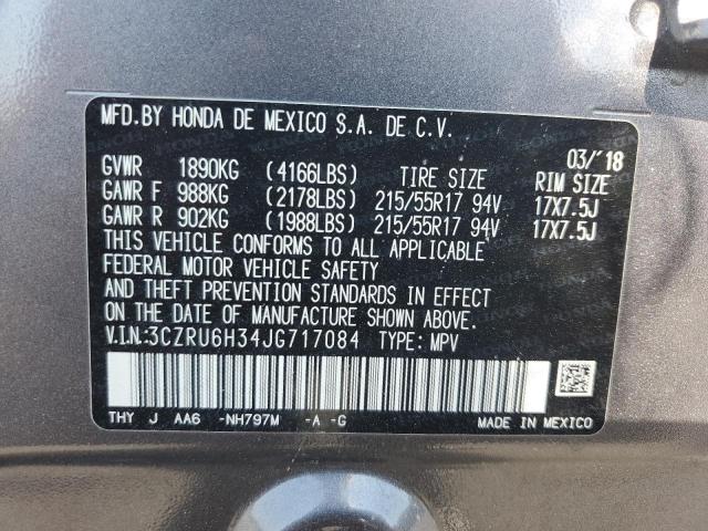 2018 HONDA HR-V LX - 3CZRU6H34JG717084