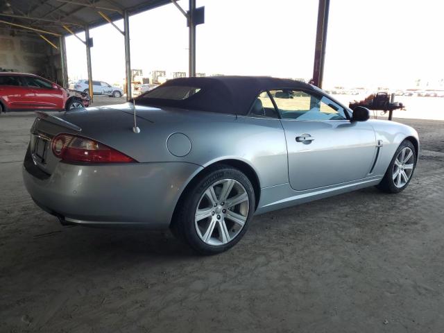 JAGUAR XK 2007 silver converti gas SAJWA44B675B09722 photo #4
