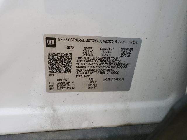 2022 GMC TERRAIN SL - 3GKALMEV3NL234090