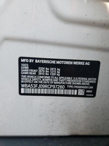 2024 BMW 530 XI WBA53FJ09RCP97260