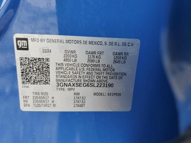 2025 CHEVROLET EQUINOX AC 3GNAXSEG6SL223190