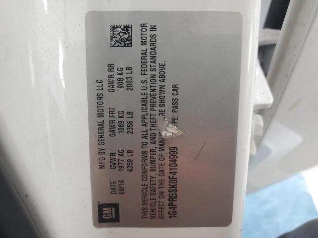 2015 BUICK VERANO CON 1G4PR5SK0F4104999