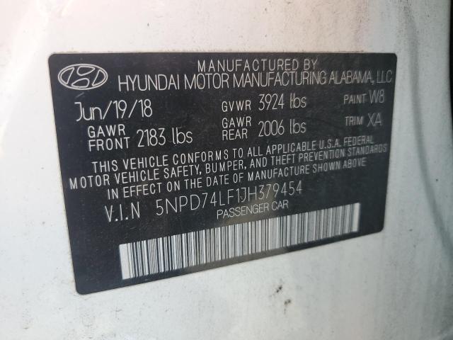 2018 HYUNDAI ELANTRA SE - 5NPD74LF1JH379454