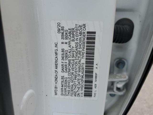 2020 HONDA ACCORD TOU 1HGCV2F94LA029713