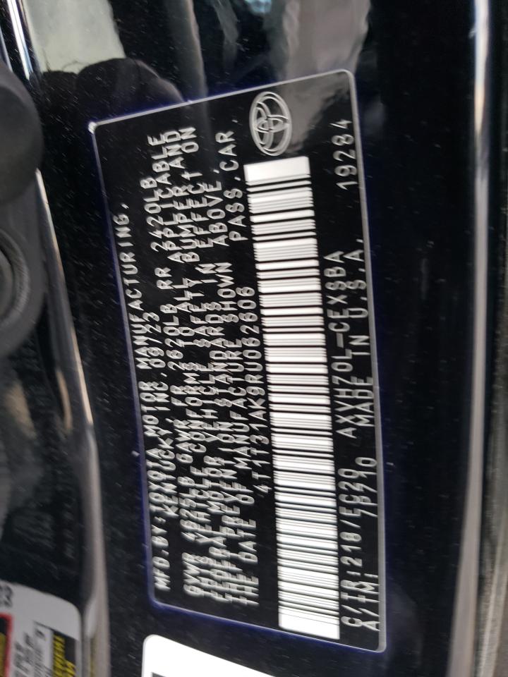 TOYOTA CAMRY SE NIGHT SHADE