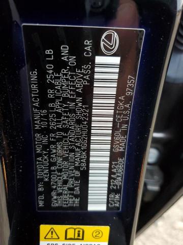 2017 LEXUS ES 350 58ABK1GG2HU042321