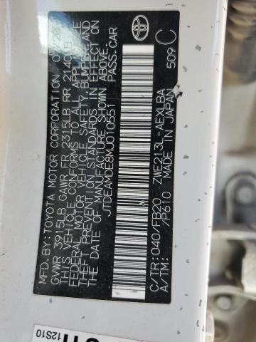 2021 TOYOTA COROLLA LE - JTDEAMDE8MJ010551