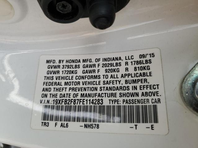 2015 HONDA CIVIC EX #3310336954