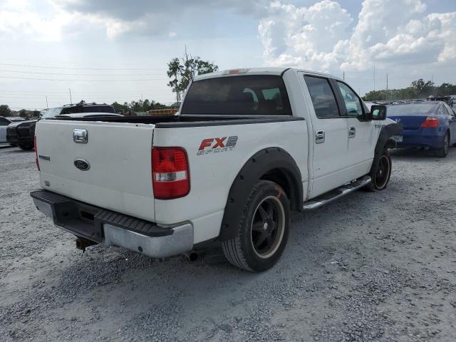 FORD F150 SUPER 2005 white  gas 1FTPW12515KD45612 photo #4