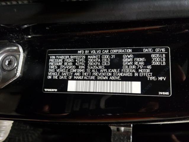 2017 VOLVO XC90 T8 - YV4BC0PL9H1122729