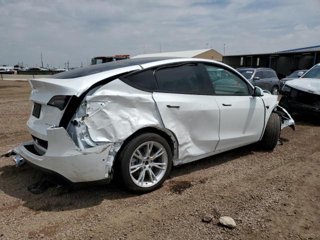 TESLA MODEL Y 2021 white  electric 5YJYGDEE1MF253572 photo #4