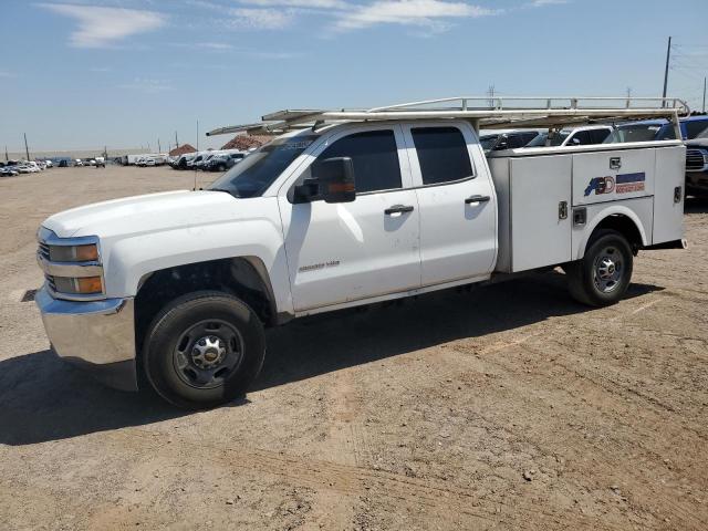 CHEVROLET SILVERADO 2015 white 4dr ext flexible fuel 1GB2CUEG2FZ548670 photo #1