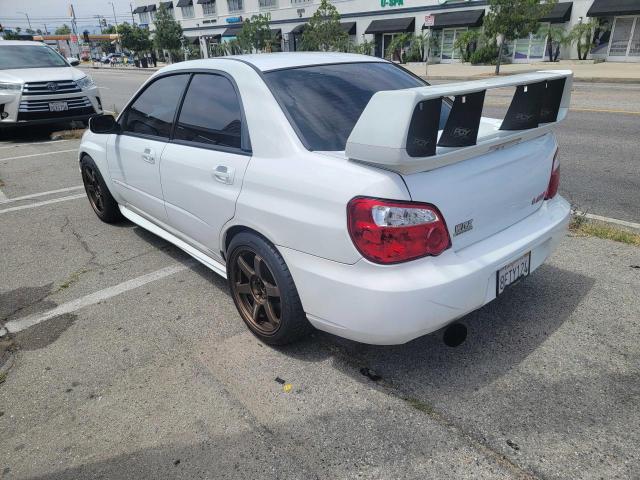 SUBARU IMPREZA WR 2004 white sedan 4d gas JF1GD70624L517486 photo #4
