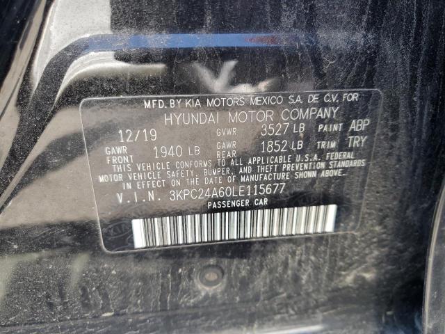 2020 HYUNDAI ACCENT SE 3KPC24A60LE115677