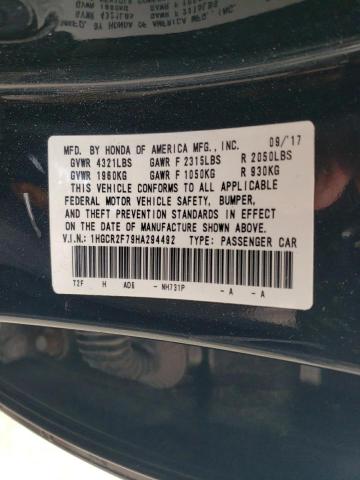2017 HONDA ACCORD EX 1HGCR2F79HA294492