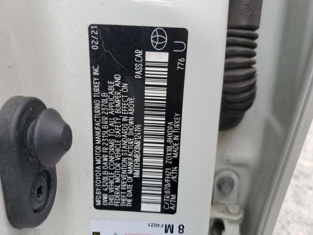 2021 TOYOTA C-HR XLE NMTKHMBX8MR124196