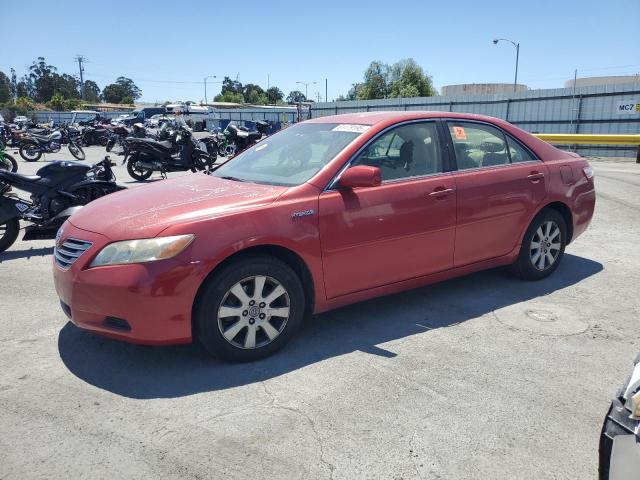 TOYOTA CAMRY HYBR 2007 red sedan 4d hybrid engine JTNBB46K373018113 photo #1