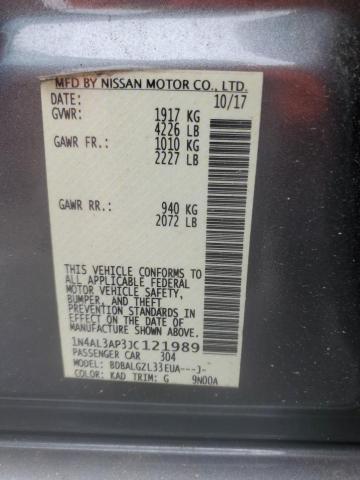 2018 NISSAN ALTIMA 2.5 1N4AL3AP3JC121989