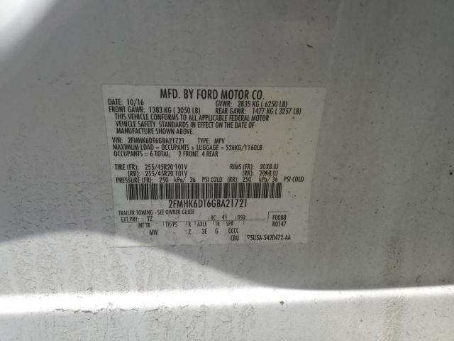 2016 FORD FLEX LIMIT 2FMHK6DT6GBA21721