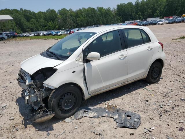 TOYOTA YARIS 2009 white  gas JTDKT903395253585 photo #1