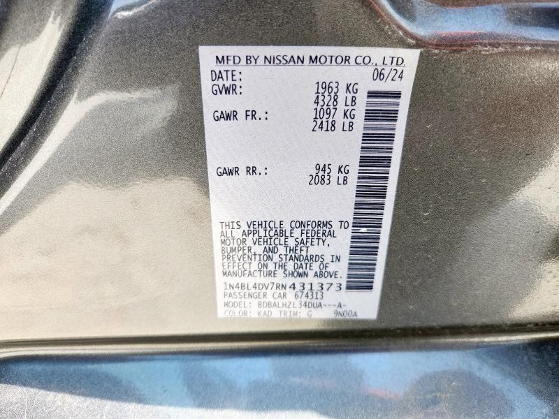 2024 NISSAN ALTIMA SV - 1N4BL4DV7RN431373