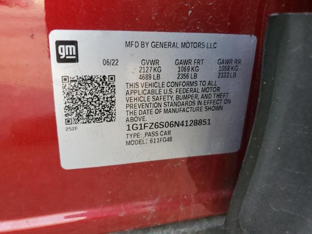 2022 CHEVROLET BOLT EUV P 1G1FZ6S06N4128851