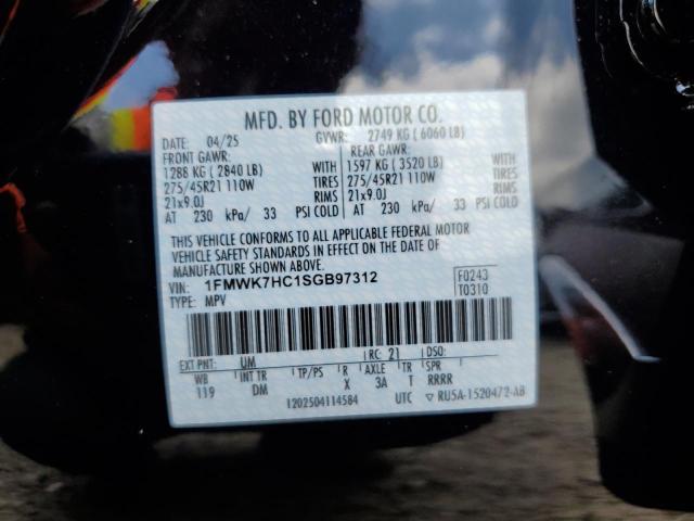 2025 FORD EXPLORER P - 1FMWK7HC1SGB97312