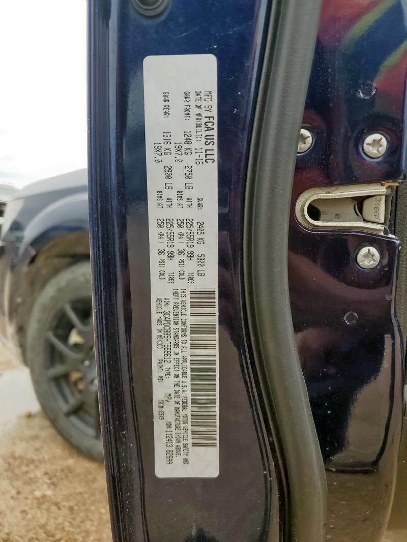 2017 DODGE JOURNEY SX 3C4PDCBB5HT559612