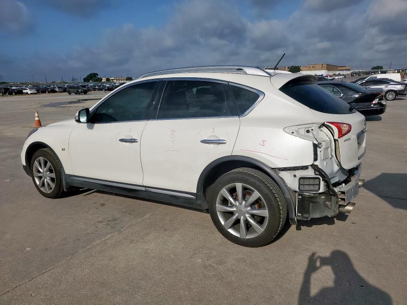 INFINITI QX50 2017 white  gas JN1BJ0RR1HM413771 photo #3