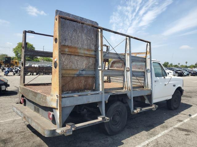 FORD F250 1995 white  gas 1FTHF25Y3SLA40344 photo #4