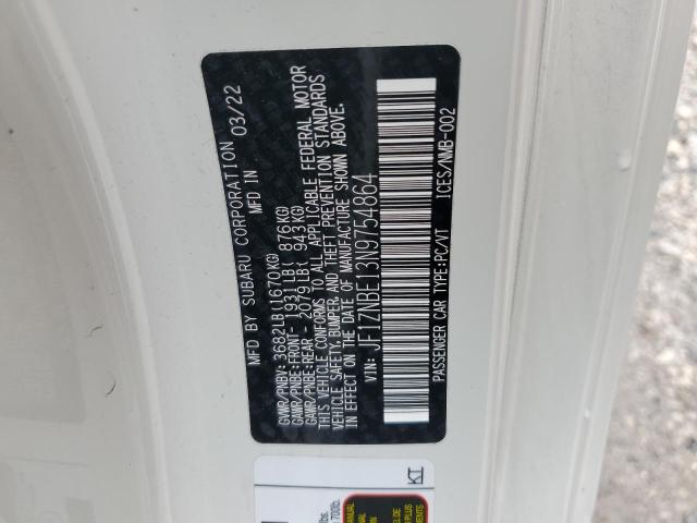 2022 TOYOTA GR 86 PREM JF1ZNBE13N9754864