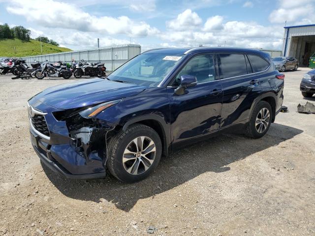 Vin: 5tdgzrbh3ns227229, lot: 62271585, toyota highlander xle 2022 img_1