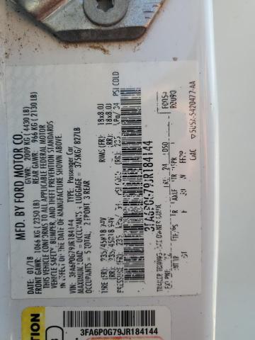 2018 FORD FUSION S 3FA6P0G79JR184144