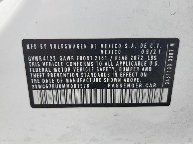 2021 VOLKSWAGEN JETTA S 3VWC57BU0MM081976