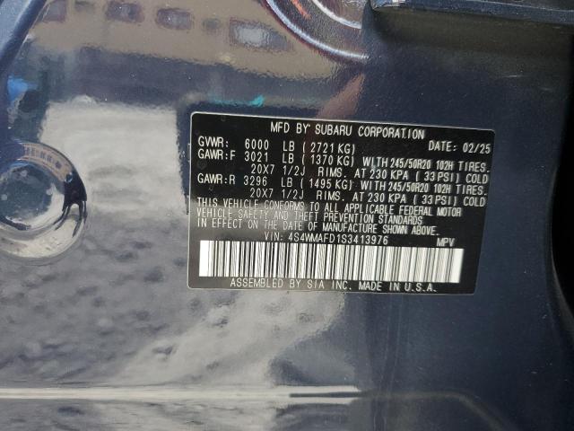 2025 SUBARU ASCENT ONY 4S4WMAFD1S3413976