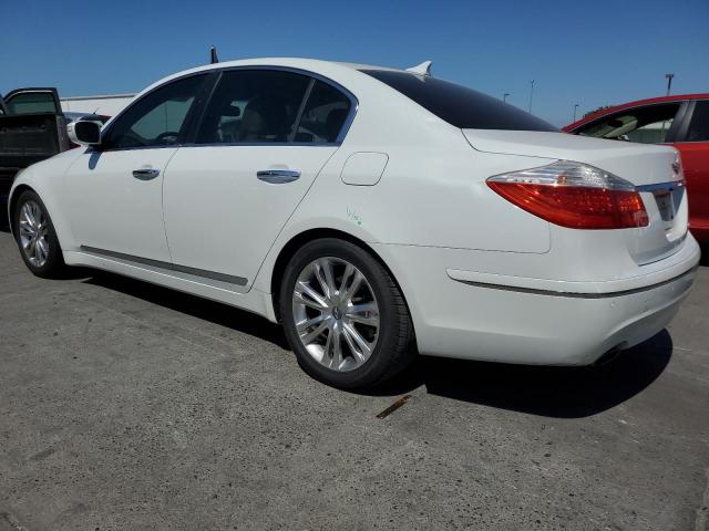 HYUNDAI GENESIS 4. 2009 white  gas KMHGC46F69U044188 photo #3