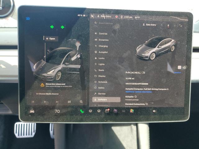 2023 TESLA MODEL 3 5YJ3E1EA4PF499886